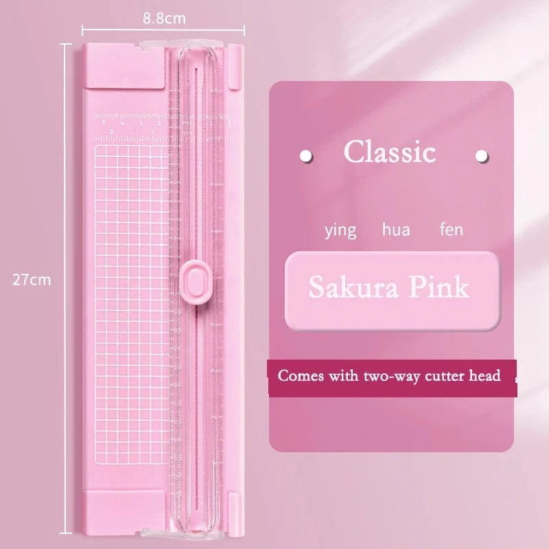 2024 Mode Beliebte Guillotine A4/A5 Papier Foto Trimmer Cutter Scrapbook Trimmer Leichte Schneidemaschine Bürobedarf