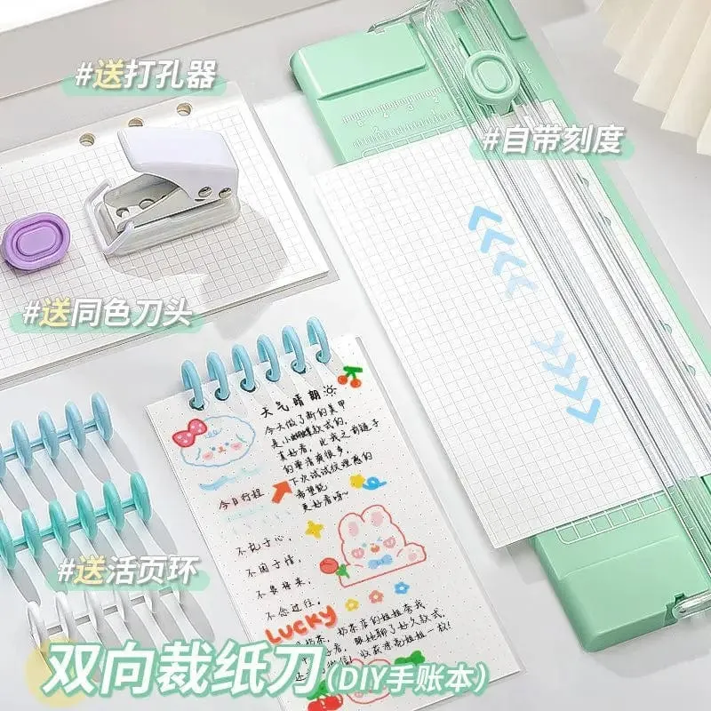 2024 Mode Beliebte Guillotine A4/A5 Papier Foto Trimmer Cutter Scrapbook Trimmer Leichte Schneidemaschine Bürobedarf