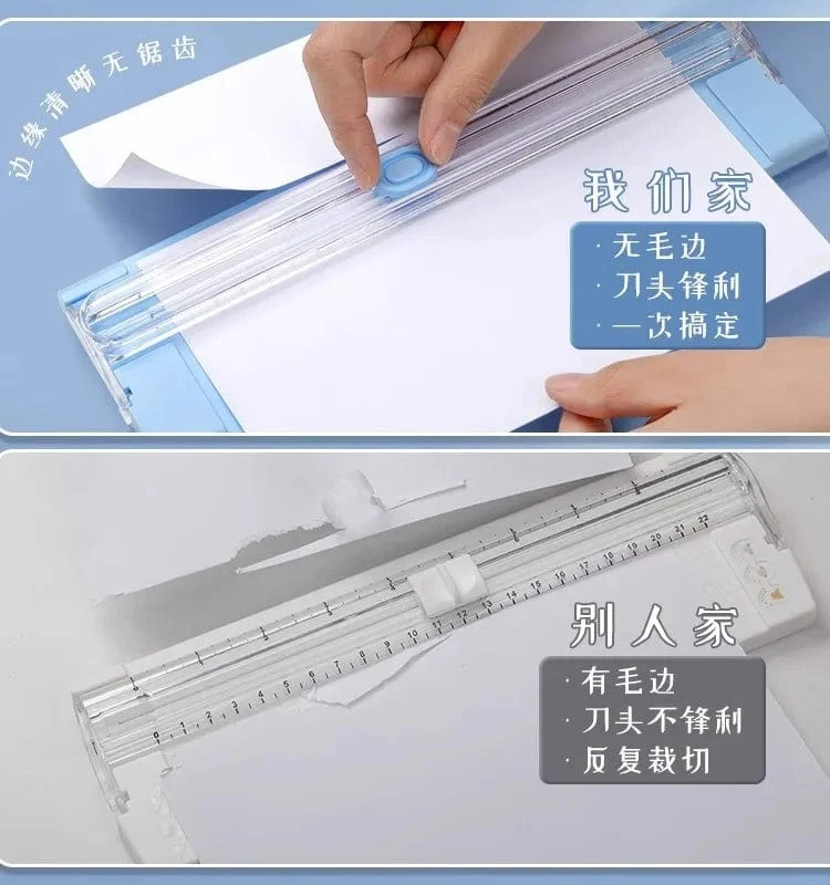 2024 Mode Beliebte Guillotine A4/A5 Papier Foto Trimmer Cutter Scrapbook Trimmer Leichte Schneidemaschine Bürobedarf