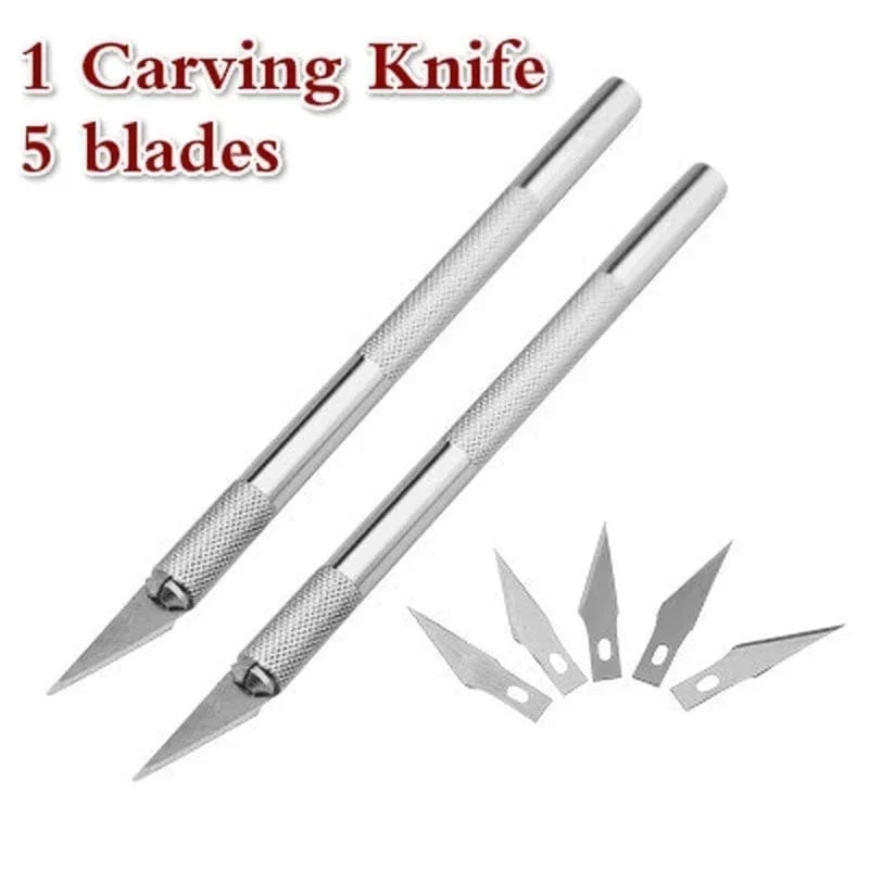 Scrapbooking-Schnitzmesser, Kartenherstellung, Präzisionsschneiden, Hobbymesser, Papierschnitzerei, Basteln, Töpfern, Ton, Skulptur, Keramikwerkzeuge