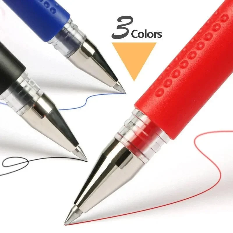 10 Teile/satz Gel Stifte 0.5mm Kugelschreiber Kugelschreiber Schwarz/Blau/Rot Tinte Schule Schreibwaren Schreibwaren Büro zubehör