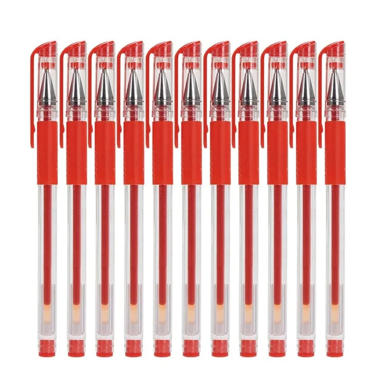 10 Teile/satz Gel Stifte 0.5mm Kugelschreiber Kugelschreiber Schwarz/Blau/Rot Tinte Schule Schreibwaren Schreibwaren Büro zubehör