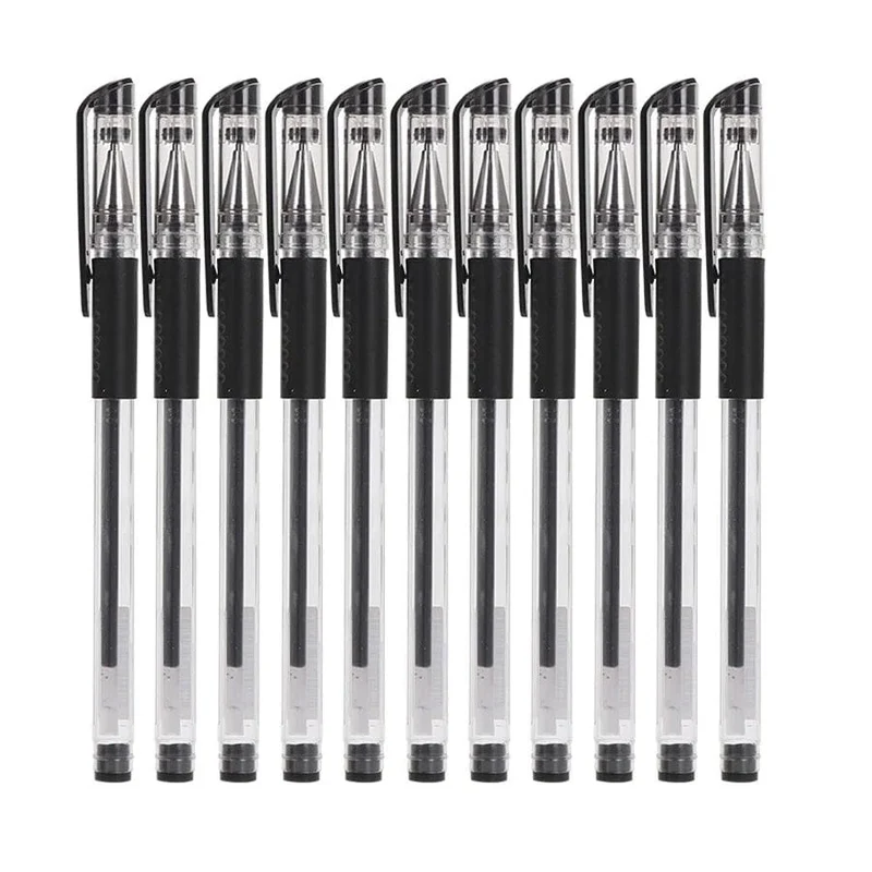 10 Teile/satz Gel Stifte 0.5mm Kugelschreiber Kugelschreiber Schwarz/Blau/Rot Tinte Schule Schreibwaren Schreibwaren Büro zubehör