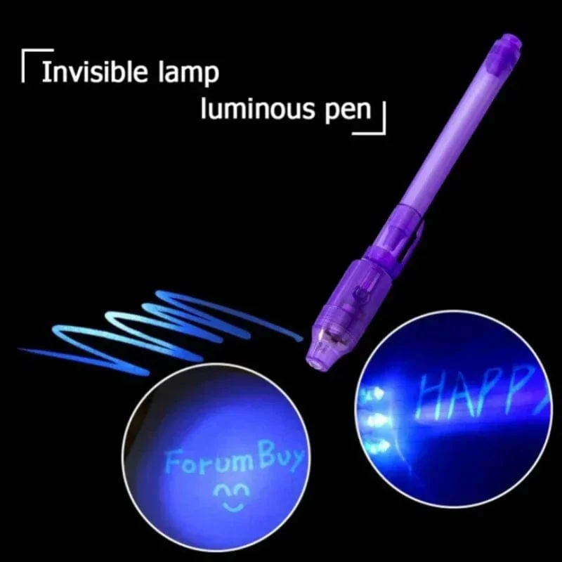 Leuchtstift mit unsichtbarer Tinte, Textmarker, geheimer Zeichenstift, magischer Lernstift für Kinder, Partygeschenke, Ideen, Geschenke, neuartiges Spielzeug