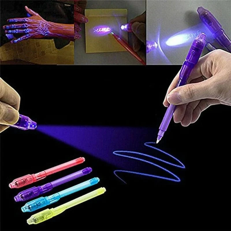 Leuchtstift mit unsichtbarer Tinte, Textmarker, geheimer Zeichenstift, magischer Lernstift für Kinder, Partygeschenke, Ideen, Geschenke, neuartiges Spielzeug