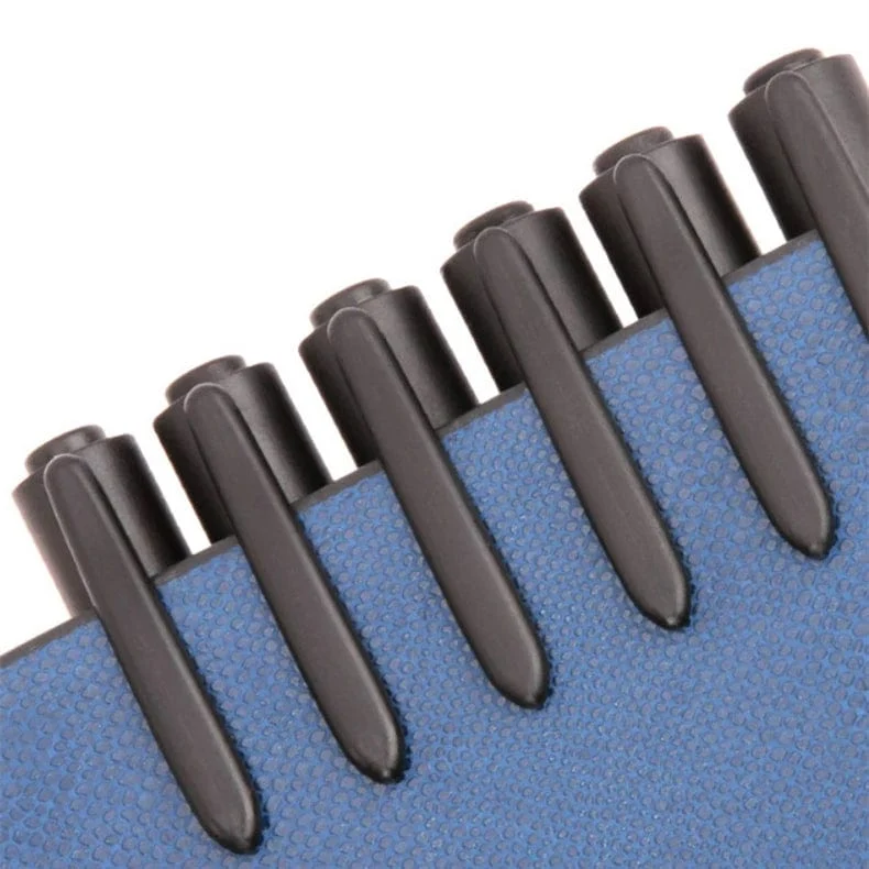 6 Teile/satz Großhandel Twin Tip Permanent Marker Stift Feine Spitze Wasserfeste Tinte Dünne Spitze Rohöl Spitze Schwarze Tinte 0.5mm-1mm Feine Farbe
