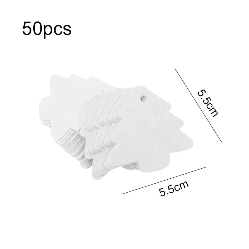 50/100 Stück Anhänger aus Kraftpapier, Herz-Geschenkanhänger aus Kraftpapier für Geschenke, Kunst und Handwerk, Hochzeit, Erntedankfest, Weihnachten, Geburtstagsparty