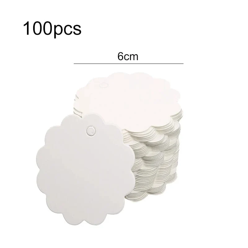 50/100 Stück Anhänger aus Kraftpapier, Herz-Geschenkanhänger aus Kraftpapier für Geschenke, Kunst und Handwerk, Hochzeit, Erntedankfest, Weihnachten, Geburtstagsparty