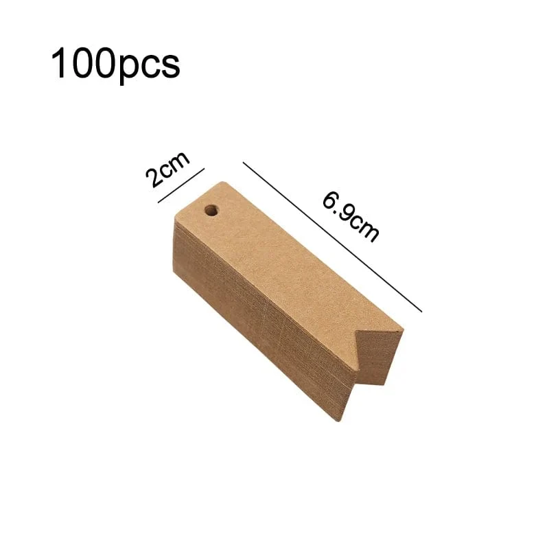 50/100 Stück Anhänger aus Kraftpapier, Herz-Geschenkanhänger aus Kraftpapier für Geschenke, Kunst und Handwerk, Hochzeit, Erntedankfest, Weihnachten, Geburtstagsparty