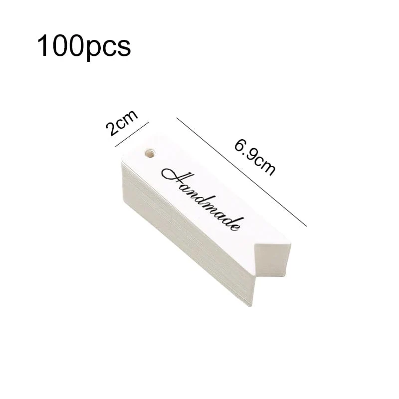 50/100 Stück Anhänger aus Kraftpapier, Herz-Geschenkanhänger aus Kraftpapier für Geschenke, Kunst und Handwerk, Hochzeit, Erntedankfest, Weihnachten, Geburtstagsparty