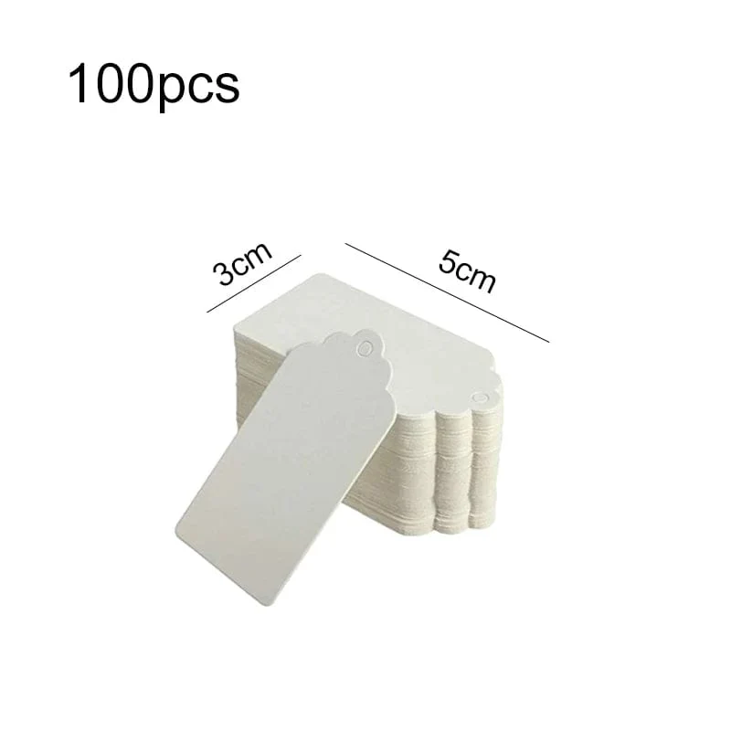 50/100 Stück Anhänger aus Kraftpapier, Herz-Geschenkanhänger aus Kraftpapier für Geschenke, Kunst und Handwerk, Hochzeit, Erntedankfest, Weihnachten, Geburtstagsparty