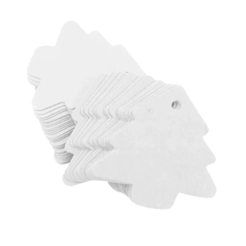 50/100 Stück Anhänger aus Kraftpapier, Herz-Geschenkanhänger aus Kraftpapier für Geschenke, Kunst und Handwerk, Hochzeit, Erntedankfest, Weihnachten, Geburtstagsparty