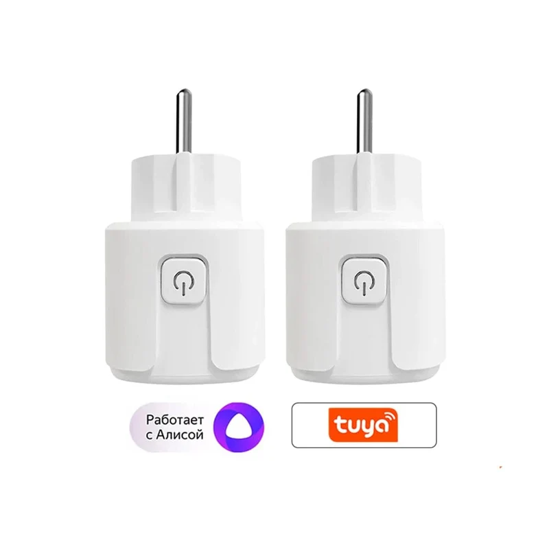 CBE WiFi Smart Steckdosen 16A EU Stecker Tuya Smart Leben APP Arbeit mit Alexa Google Home Smart-Home Automatisierung EU UK Stecker Yandex
