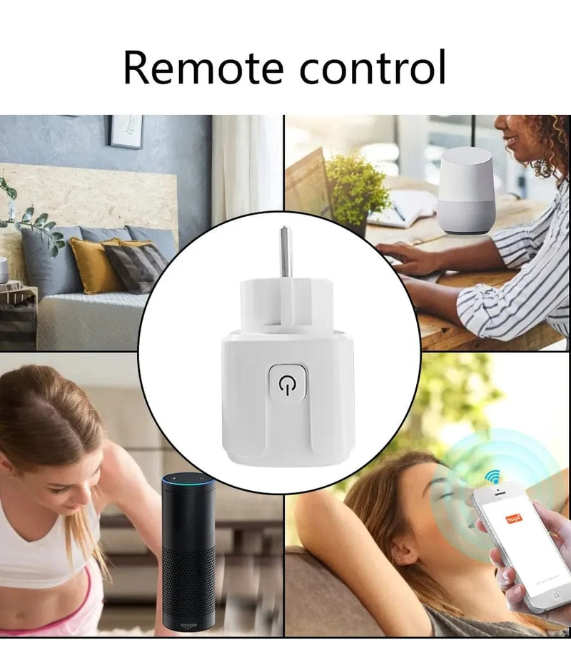 CBE WiFi Smart Steckdosen 16A EU Stecker Tuya Smart Leben APP Arbeit mit Alexa Google Home Smart-Home Automatisierung EU UK Stecker Yandex