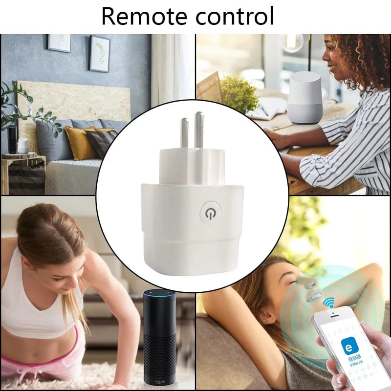 CBE WiFi Smart Steckdosen 16A EU Stecker Tuya Smart Leben APP Arbeit mit Alexa Google Home Smart-Home Automatisierung EU UK Stecker Yandex