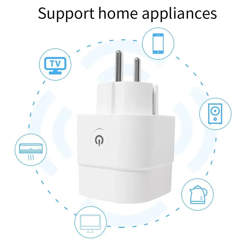 CBE WiFi Smart Steckdosen 16A EU Stecker Tuya Smart Leben APP Arbeit mit Alexa Google Home Smart-Home Automatisierung EU UK Stecker Yandex