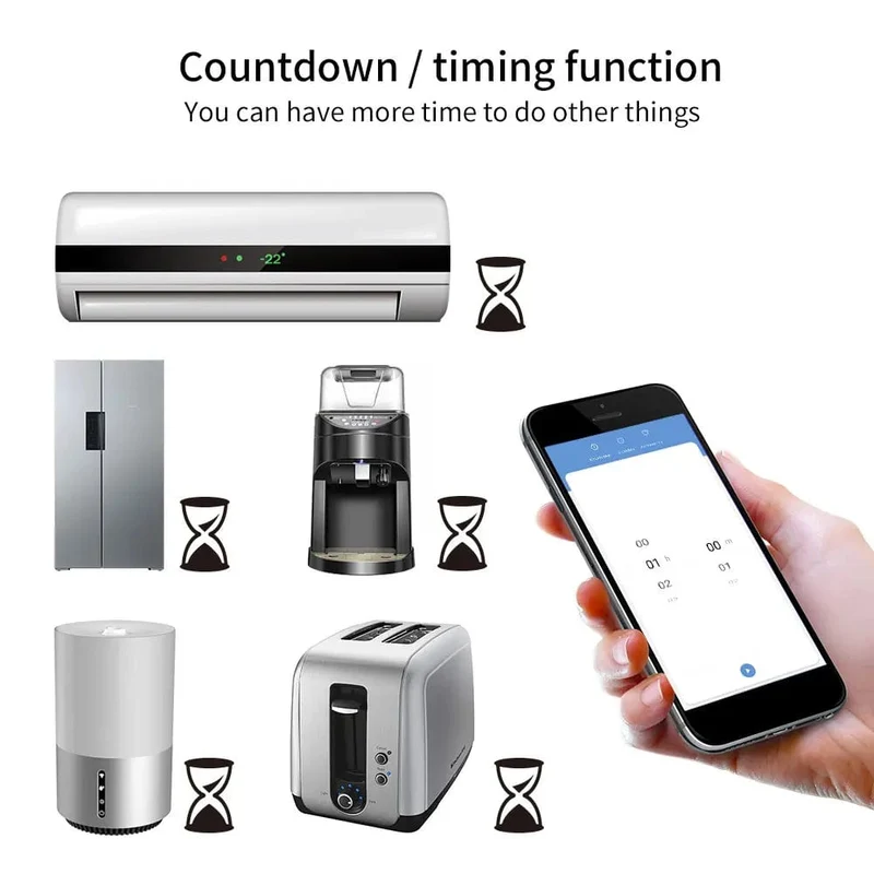 CBE WiFi Smart Steckdosen 16A EU Stecker Tuya Smart Leben APP Arbeit mit Alexa Google Home Smart-Home Automatisierung EU UK Stecker Yandex