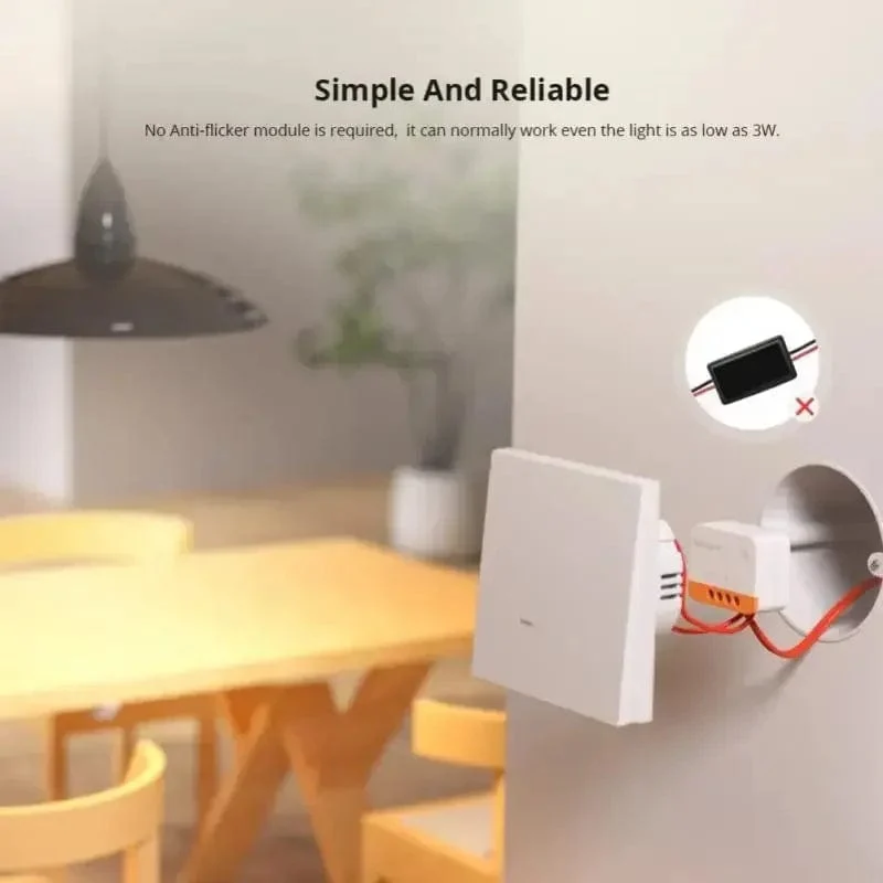 SONOFF ZBMINI-L2/ ZBMINI Zigbee DIY Smart Switch Modul Kein Neutralleiter erforderlich 2-Wege-Steuerung Home Automation für Alexa eWelink