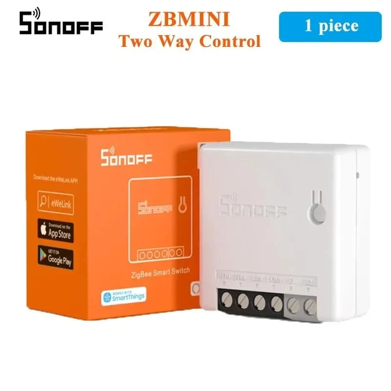 SONOFF ZBMINI-L2/ ZBMINI Zigbee DIY Smart Switch Modul Kein Neutralleiter erforderlich 2-Wege-Steuerung Home Automation für Alexa eWelink