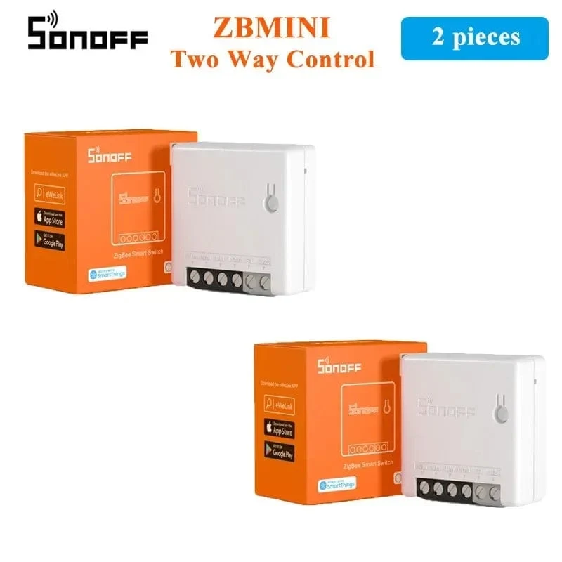 SONOFF ZBMINI-L2/ ZBMINI Zigbee DIY Smart Switch Modul Kein Neutralleiter erforderlich 2-Wege-Steuerung Home Automation für Alexa eWelink