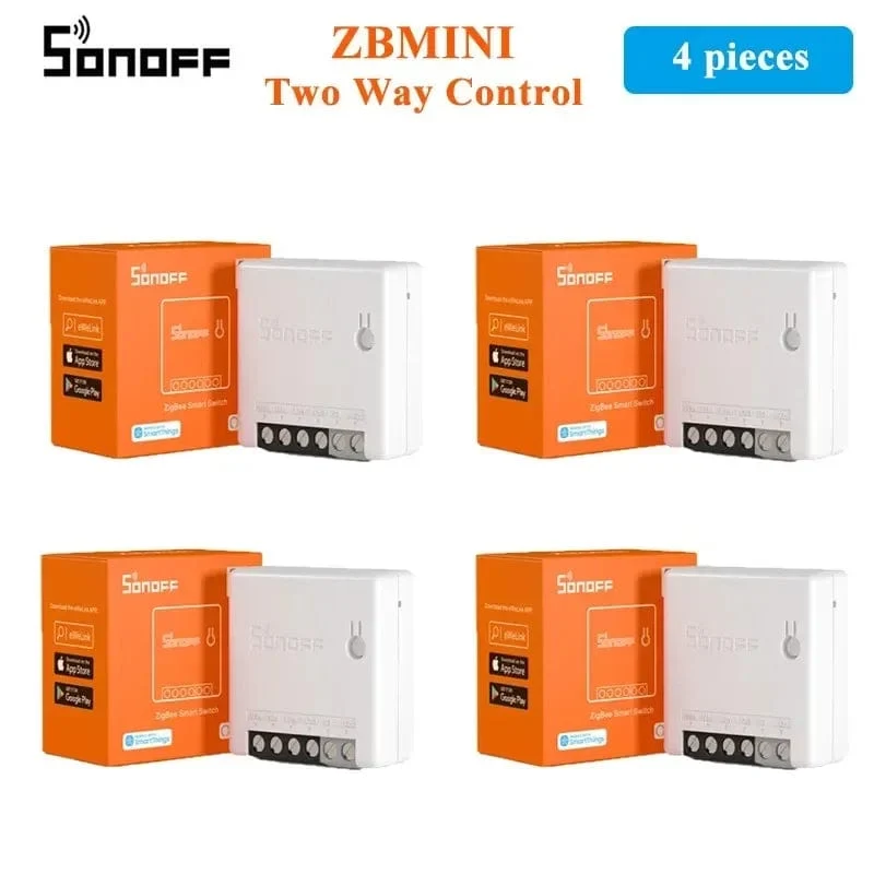 SONOFF ZBMINI-L2/ ZBMINI Zigbee DIY Smart Switch Modul Kein Neutralleiter erforderlich 2-Wege-Steuerung Home Automation für Alexa eWelink