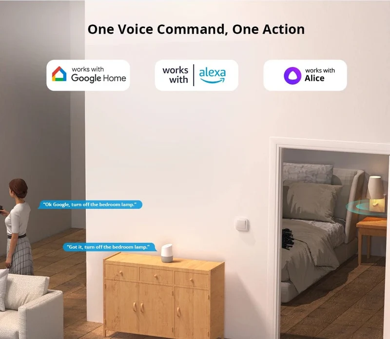 SONOFF ZBMINI-L2/ ZBMINI Zigbee DIY Smart Switch Modul Kein Neutralleiter erforderlich 2-Wege-Steuerung Home Automation für Alexa eWelink