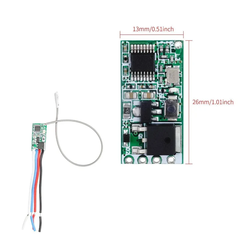 QIACHIP 40 Stück 433.92 MHz Universal Wireless DC 3.6 V-24 V Fernbedienungsschalter 1 CH RF Relais Empfänger LED Licht Controller DIY Kit