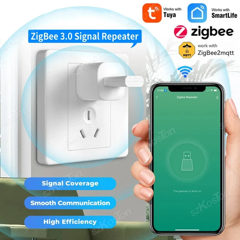 Tuya Smart Leben ZigBee 3.0 Signal Repeater USB Extender Smart Home Automation Signal Verstärker für ZigBee Gateway ZigBee2MQTT