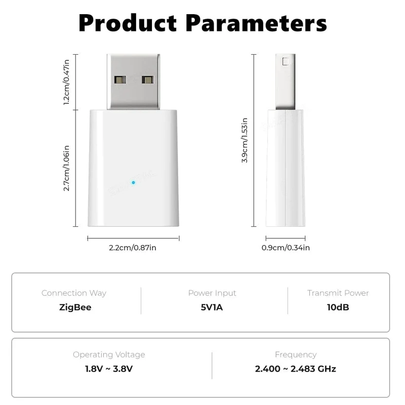 Tuya Smart Leben ZigBee 3.0 Signal Repeater USB Extender Smart Home Automation Signal Verstärker für ZigBee Gateway ZigBee2MQTT