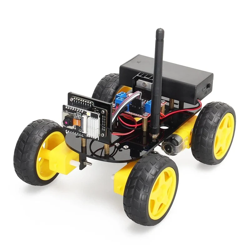 4WD Smart Roboterauto ESP32 Kamera Wifi Automatisierungskit für Arduino Programmierung ESP Roboter mit Antenne Lernen Komplettes Codierungskit