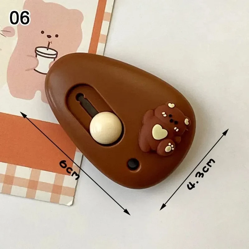 1 Stück Mini-Universalmesser, niedlicher einziehbarer Brieföffner, Kartonschneider, tragbarer Kartonöffner, Papierschneidewerkzeug, zufällige Farbe