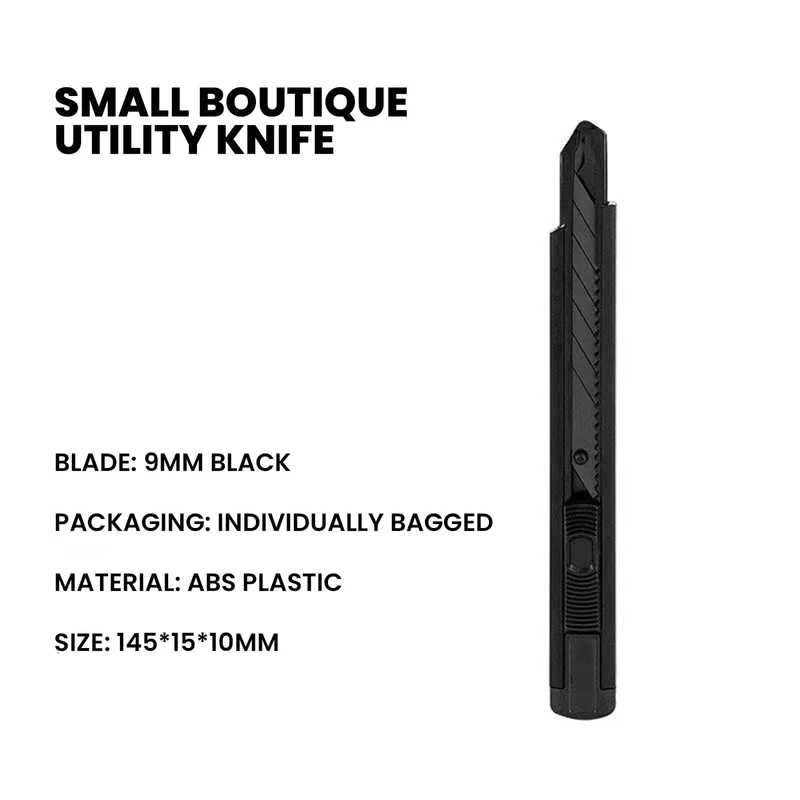 9 mm Abreißmesser, Universalmesser, Aufkleberschneider, Kartonschneider, tragbarer Papierschneider, Express-Auspacken von Schreibwaren, Heimwerker-Werkzeugmesser
