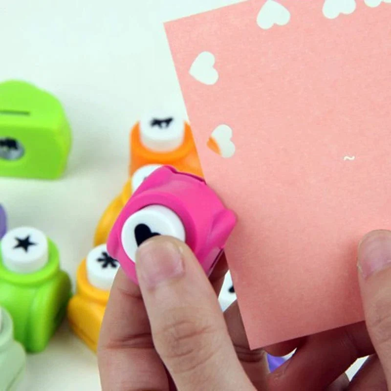 Mini Scrapbook Stanzen handgemachte Cutter Karte Handwerk Calico Druck DIY Blume Papier Handwerk Punch Loch Puncher Form