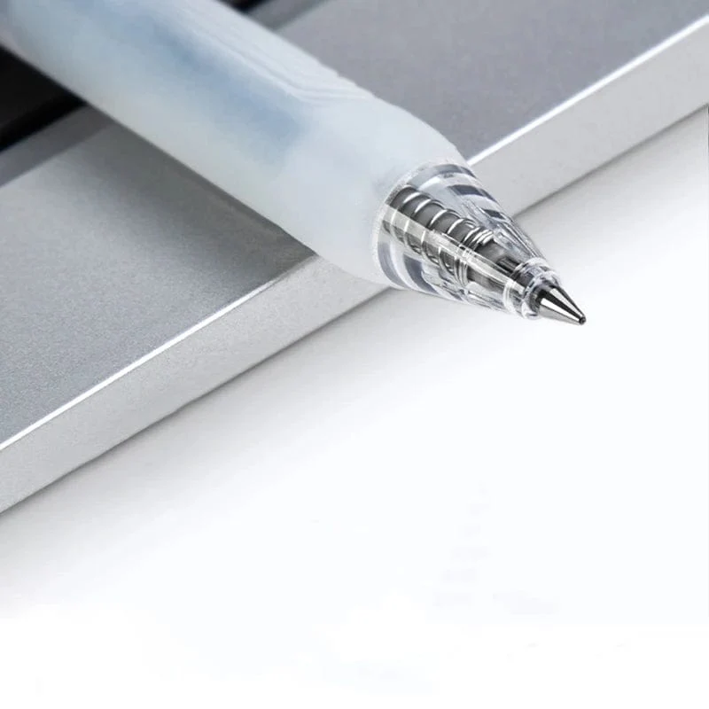 Deli 1 PC Gel Stift 0.5mm Drücken Sie Schwarz Tinte Soft Grip Büro Schule Schreibwaren A575