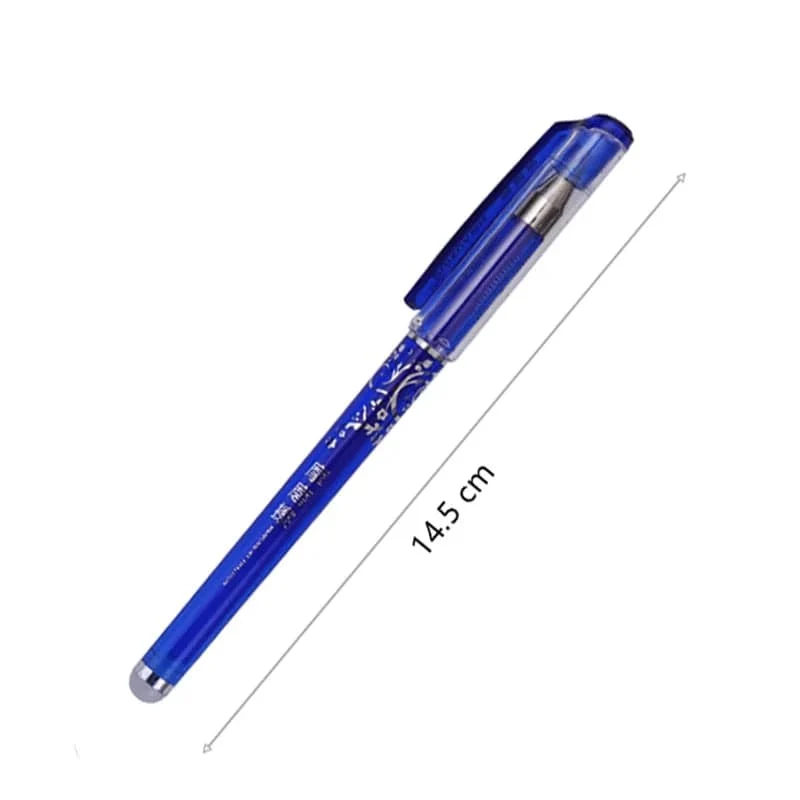 0.5 mm löschbares Gelstift-Set, Schwarz, Blau, Rot, Tintennachfüllstange, Kawaii-Stifte, waschbarer Griff, Schulbürobedarf, Schreibutensilien