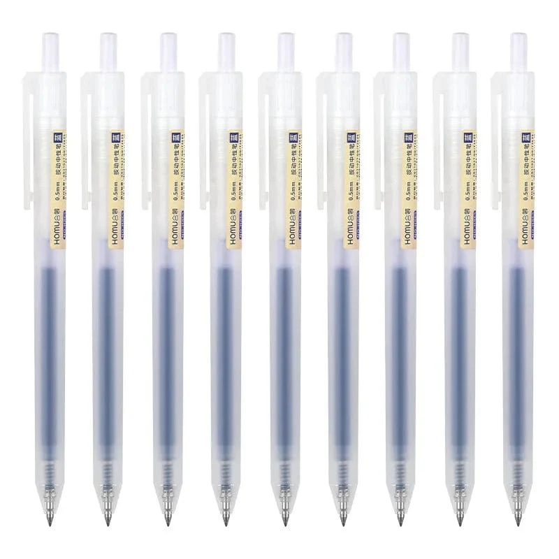 3/6/10-teiliges Gelschreiber-Set, schwarz/rot/blau, Kugelschreiber zum Schreiben, 0.5 mm Minen, Bürozubehör, Schulbedarf, Schreibwaren