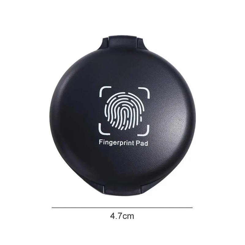 1PC Fingerabdruck-Stempelkissen Daumenabdruck-Stempelkissen für Notar-Fingerabdruck-ID-Sicherheitsidentifikationskarten-Zubehör Fingerabdruck-Kit