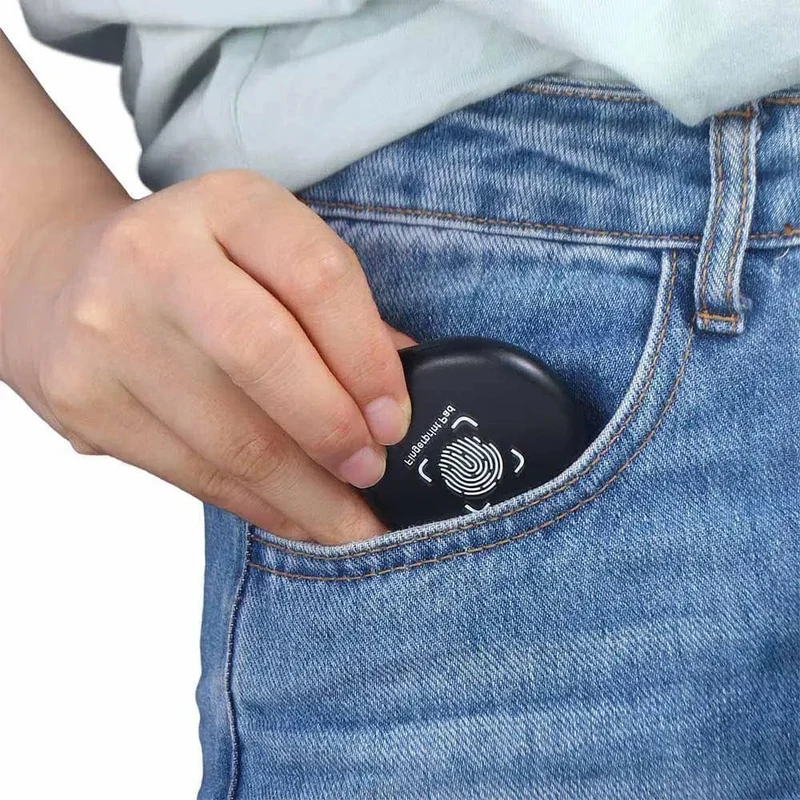 1PC Fingerabdruck-Stempelkissen Daumenabdruck-Stempelkissen für Notar-Fingerabdruck-ID-Sicherheitsidentifikationskarten-Zubehör Fingerabdruck-Kit