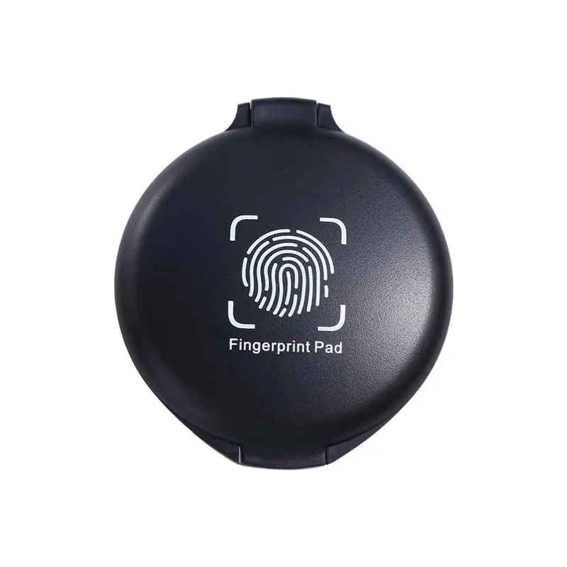 1PC Fingerabdruck-Stempelkissen Daumenabdruck-Stempelkissen für Notar-Fingerabdruck-ID-Sicherheitsidentifikationskarten-Zubehör Fingerabdruck-Kit
