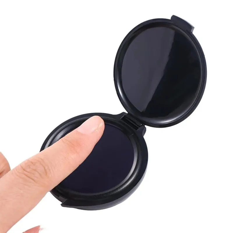 1PC Fingerabdruck-Stempelkissen Daumenabdruck-Stempelkissen für Notar-Fingerabdruck-ID-Sicherheitsidentifikationskarten-Zubehör Fingerabdruck-Kit