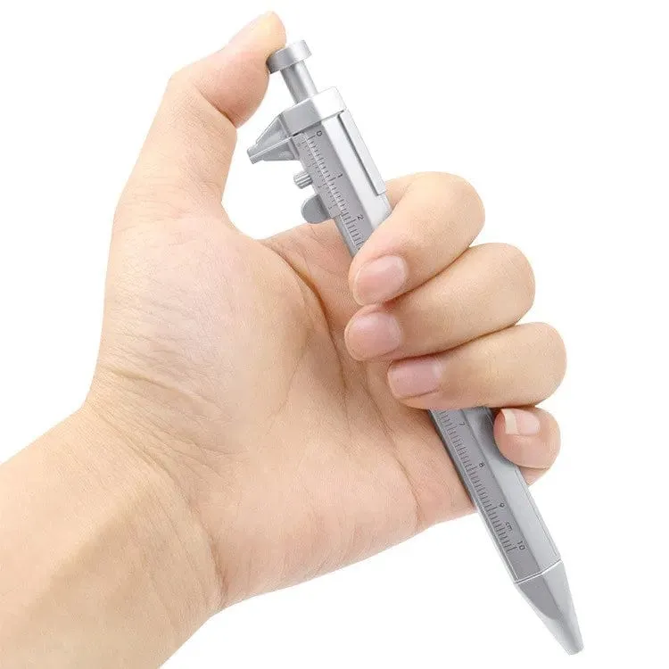 Multifunktions-Messschieber-Kugelschreiber, 0.5 mm Kugelschreiber, Gel-Tintenstift, Messschieber, Tintenroller, Kreativität, Schreibwaren