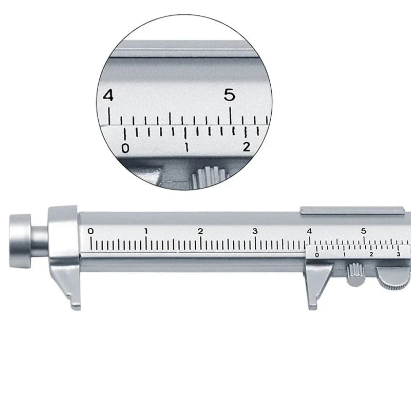 Multifunktions-Messschieber-Kugelschreiber, 0.5 mm Kugelschreiber, Gel-Tintenstift, Messschieber, Tintenroller, Kreativität, Schreibwaren