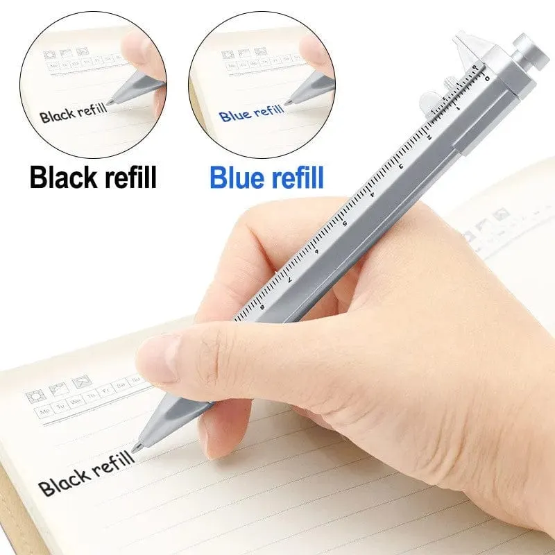 Multifunktions-Messschieber-Kugelschreiber, 0.5 mm Kugelschreiber, Gel-Tintenstift, Messschieber, Tintenroller, Kreativität, Schreibwaren