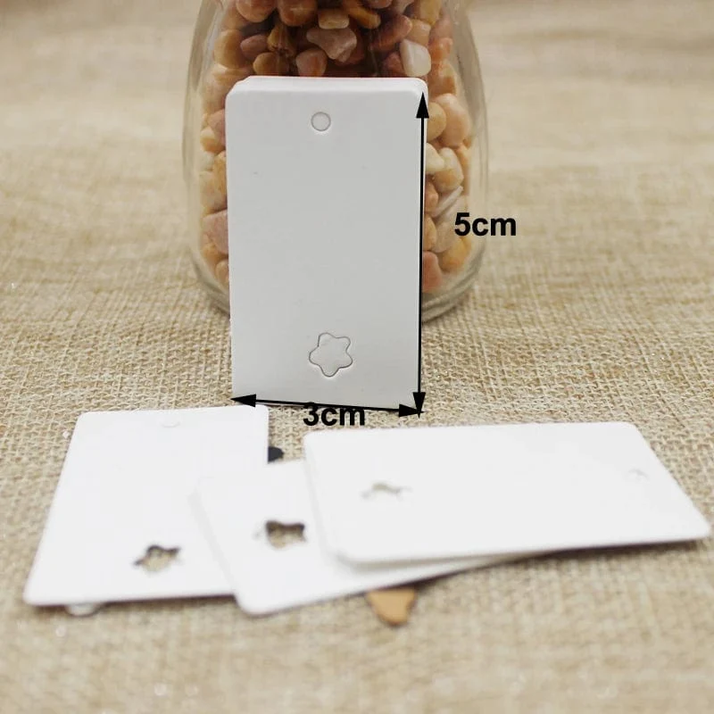 100 stücke + 100 hanf string 5*3cm neue stil rechteckigen schwarz/Kraft Papier Leere Karte Hand ziehen Geschenk Label Tags Herz