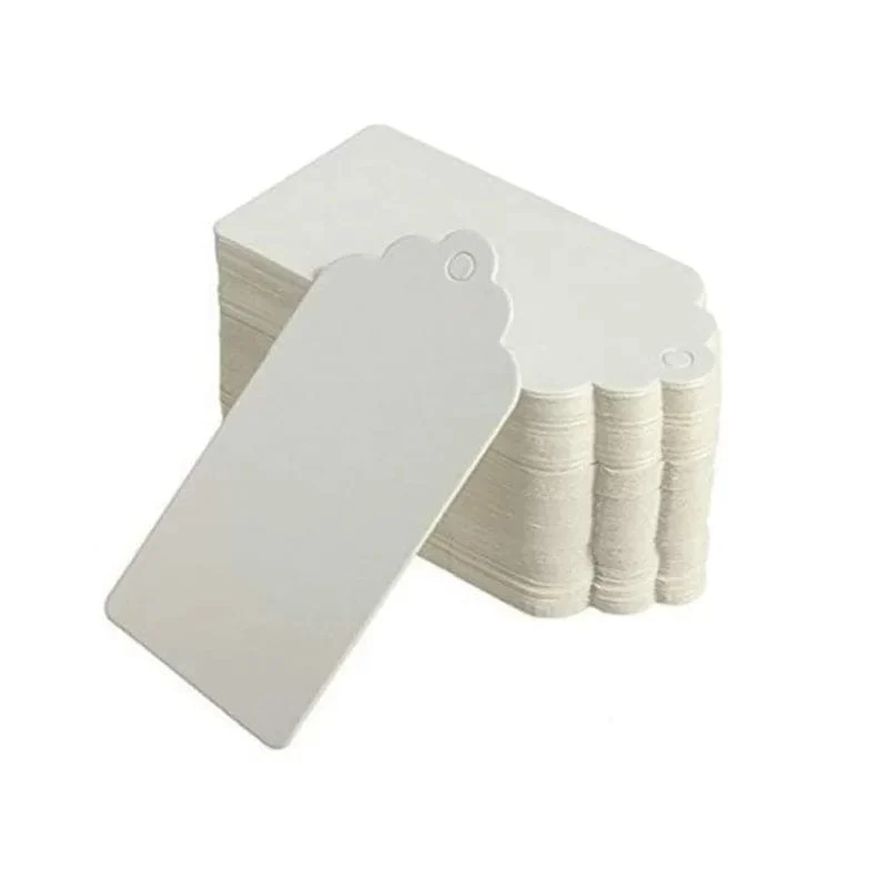100 Stück Anhänger aus Kraftpapier mit Schnüren, mit Liebe handgefertigt, Hängeanhänger, Kleidungsanhänger für Süßigkeiten/Geschenke/Kekse, Displayverpackung, Etikettenkarte