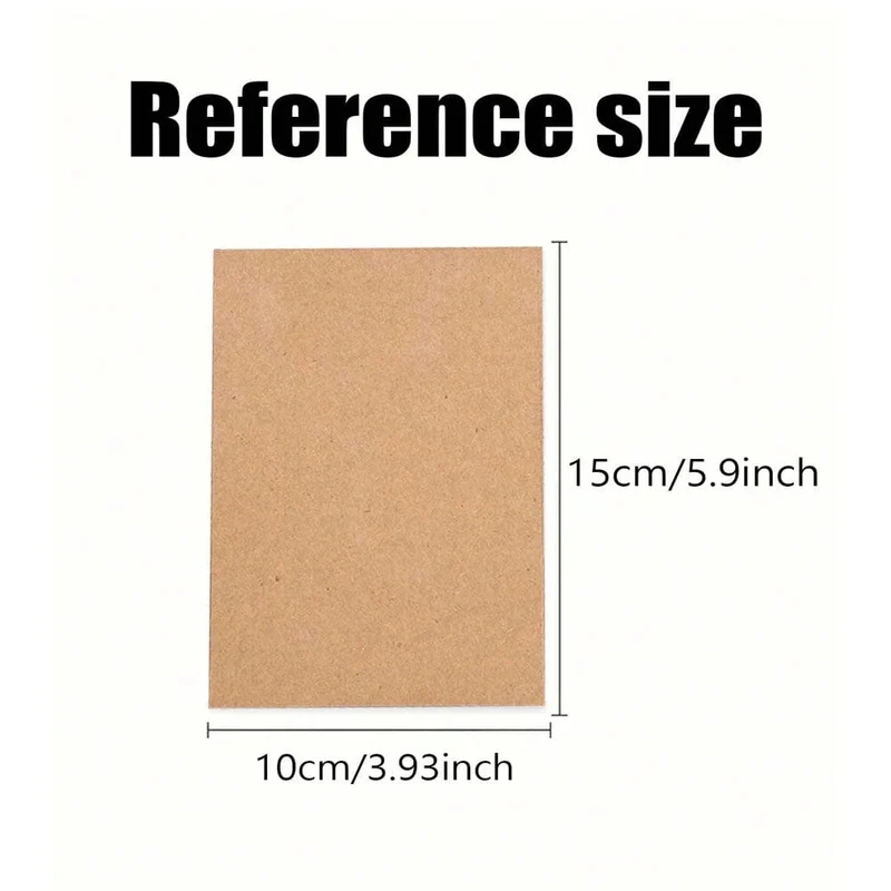 20/30 Stück A6 Größe 10 x 15 cm Kraftpapier 350 g/m² Kartenpapier, DIY Geschenkverpackung Kartonpapier Blankopostkarte handgezeichnete Kritzeleien
