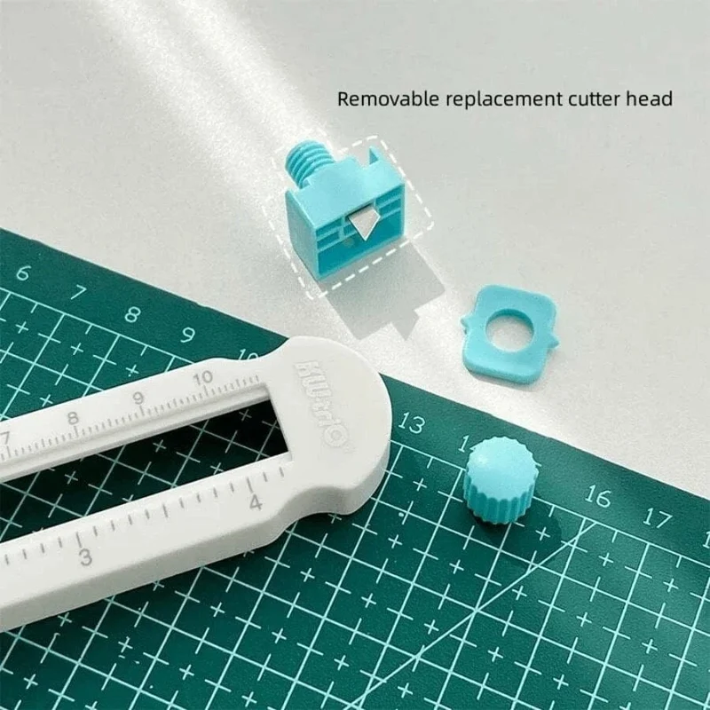 Um 360° verstellbarer Kreisschneider – Präzisions-Scrapbooking-Werkzeug für perfekte kreisförmige Papierschnitte – Ideal für Bastelbegeisterte