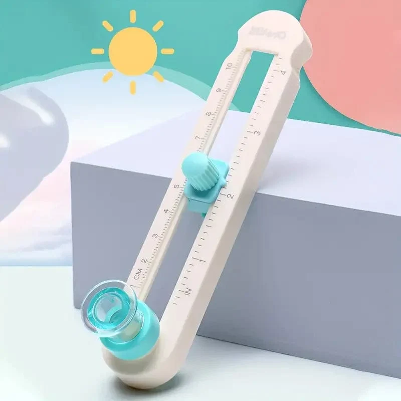 Um 360° verstellbarer Kreisschneider – Präzisions-Scrapbooking-Werkzeug für perfekte kreisförmige Papierschnitte – Ideal für Bastelbegeisterte