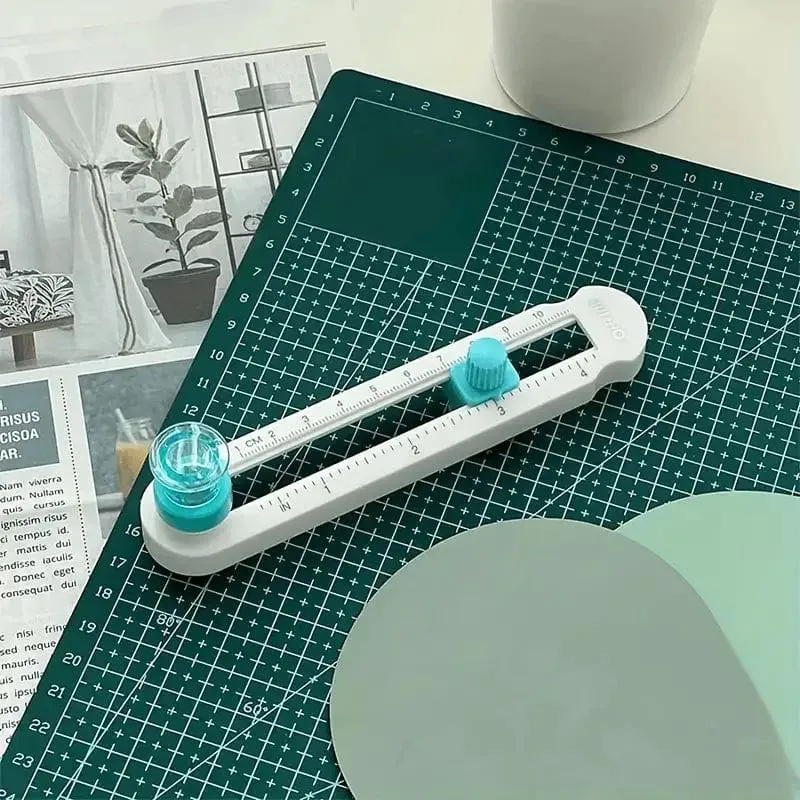 Um 360° verstellbarer Kreisschneider – Präzisions-Scrapbooking-Werkzeug für perfekte kreisförmige Papierschnitte – Ideal für Bastelbegeisterte