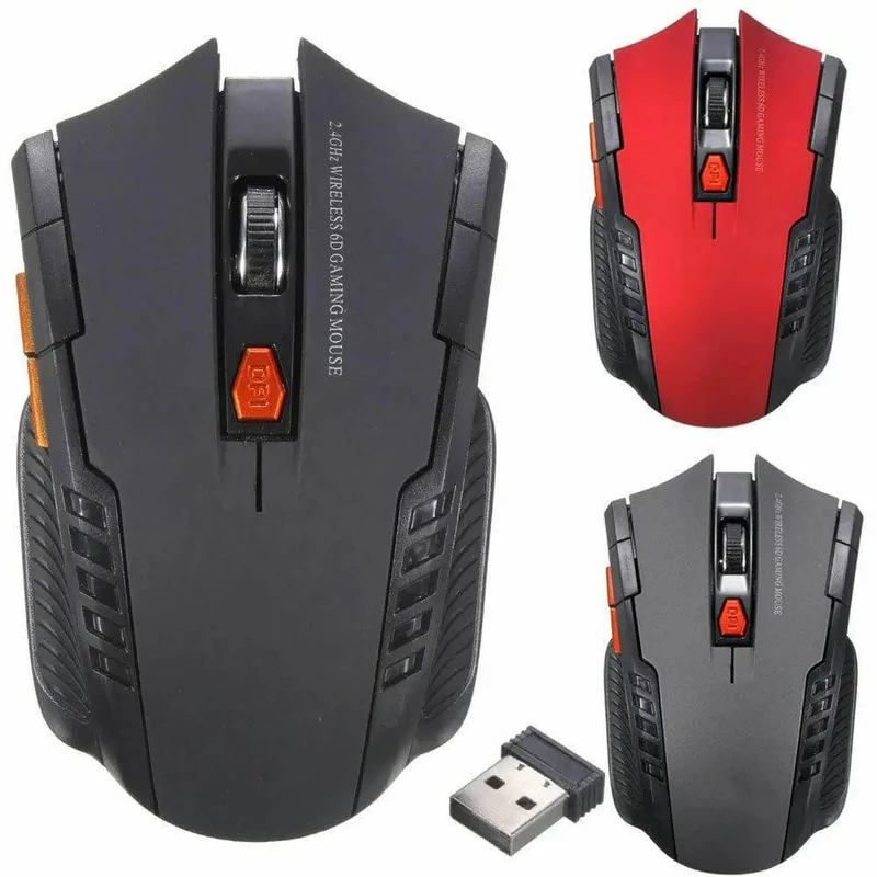 2.4 GHz Mini-Drahtlose optische Gaming-Maus und USB-Empfänger 1200 dpi für PC Laptop